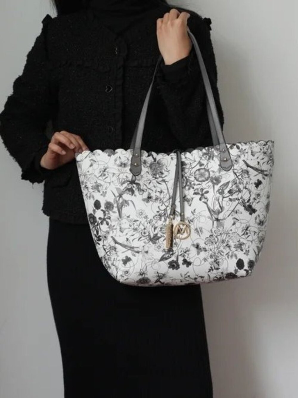 MKF Collection Danielle Tote Floral Bag new